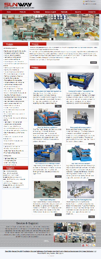 無錫尚威爾機械設備有限公司外貿網站建設制作開發案例