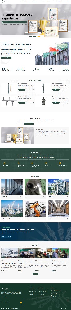 上海達立英文網站定制建設制作案例